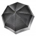 Зонт "Три Слона" женский №288-1, складной, купол D=103 см, суперавтомат, черный