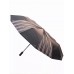 Зонт "Три Слона" женский арт. L3121-A-2 коричневый/полоски, купол 58 см (D=103 см), 12 спиц