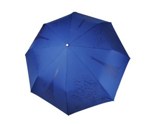 Зонт "Три Слона" женский 3898-a-3 синий Париж