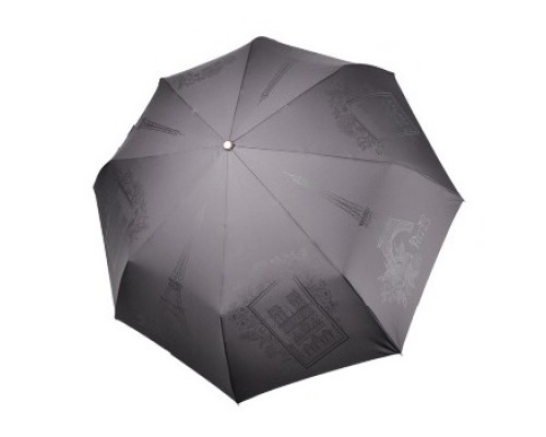 Зонт "Три Слона" женский 3898-a-4 серый Париж