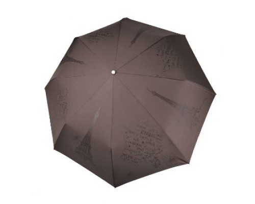 Зонт "Три Слона" женский 3898-a-5 коричневый, Париж