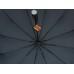 Зонт "Три Слона" мужской арт.  M7121-2, купол D=124 см, 12 спиц, серый в полоску, ручка прямая пластик, семейный